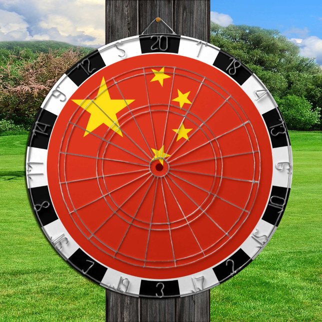 China Dartboard & Chinese Flag / game board (Creator Uploaded)