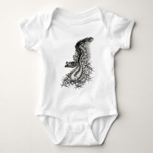 China-Drache Baby Bodysuit