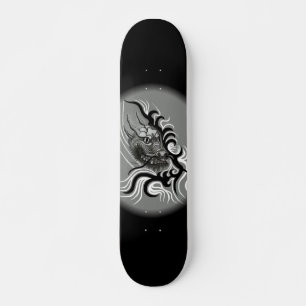 China-Drache in Tattoo Style Skateboard