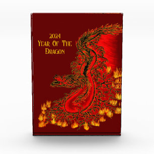 China Dragon , 2024 Year Of The Dragon Photo Block