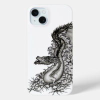 China Dragon, Black and white Design in Tattoostyl