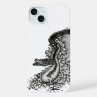 China Dragon, Black and white Design in Tattoostyl