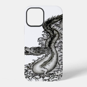 China Dragon, Black and white Design in Tattoostyl iPhone Case