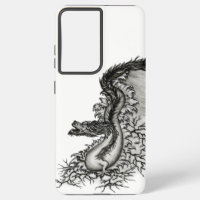 China Dragon, Black and white Design in Tattoostyl