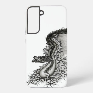 China Dragon, Black and white Design in Tattoostyl Samsung Galaxy Case