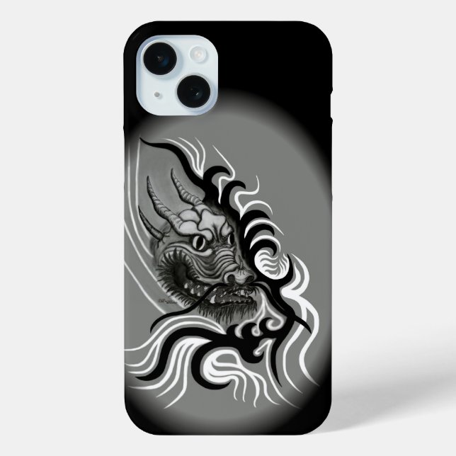 China Dragon in Tattoostyle Case-Mate iPhone Case (Back)
