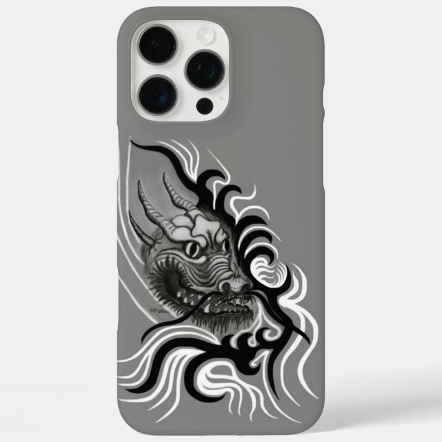 China Dragon in Tattoostyle Case-Mate iPhone Case (Back)