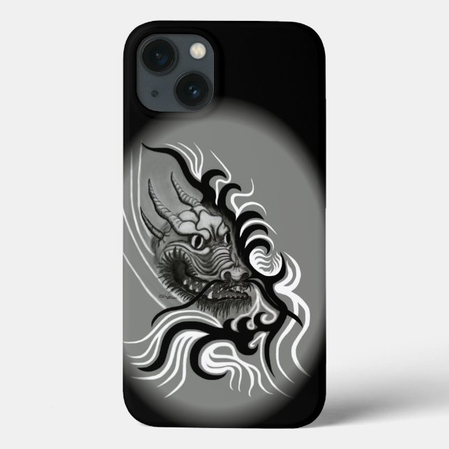 China Dragon in Tattoostyle Case-Mate iPhone Case (Back)