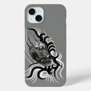 China Dragon in Tattoostyle iPhone 15 Mini Case
