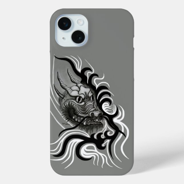 China Dragon in Tattoostyle Case-Mate iPhone Case (Back)