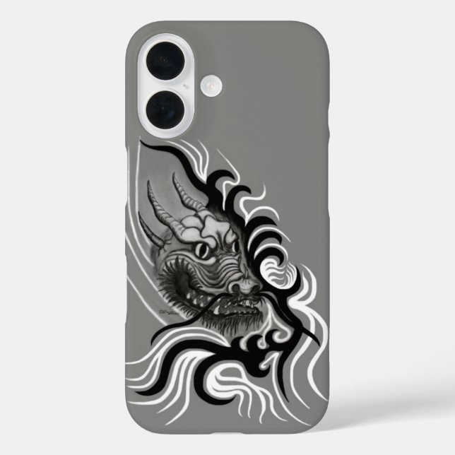 China Dragon in Tattoostyle Case-Mate iPhone Case (Back)