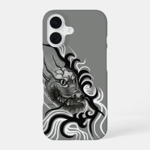 China Dragon in Tattoostyle iPhone 16 Case