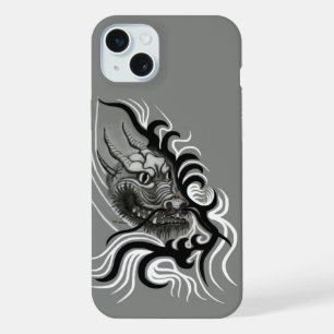 China Dragon in Tattoostyle iPhone 15 Plus Case