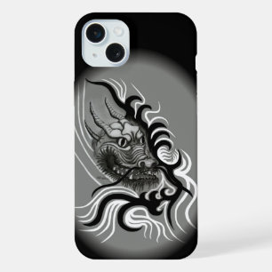 China Dragon in Tattoostyle iPhone 15 Plus Case
