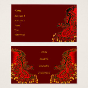 China Dragon red and gold design