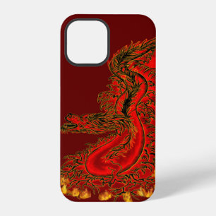 China Dragon red and gold design iPhone Case