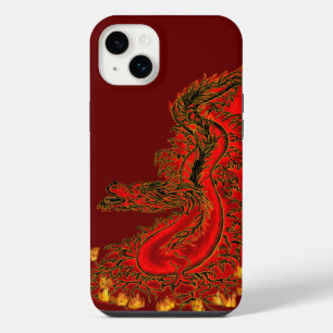 China Dragon red and gold design iPhone Case