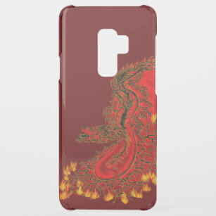 China Dragon red and gold design Uncommon Samsung Galaxy S9 Plus Case