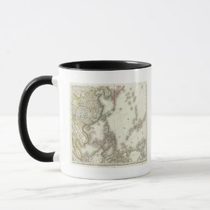 China Engraved Map Mug
