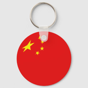 China Fisheye Flag Keychain