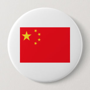 China Flag 10 Cm Round Badge