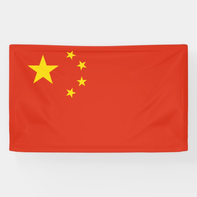 China flag Banner (Horizontal)