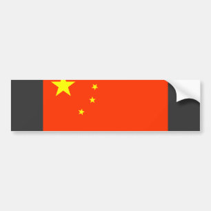 China Flag Bumper Sticker