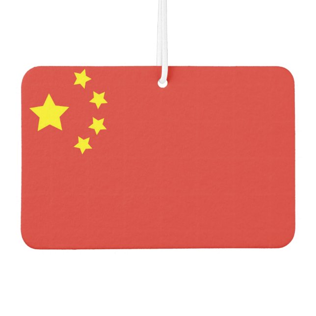 China Flag Car Air Freshener (Front)