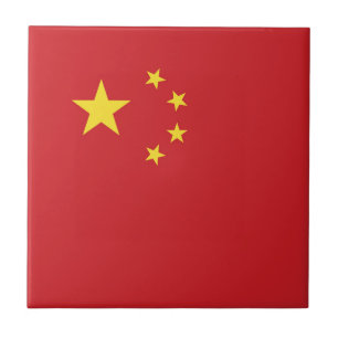 China flag ceramic tile