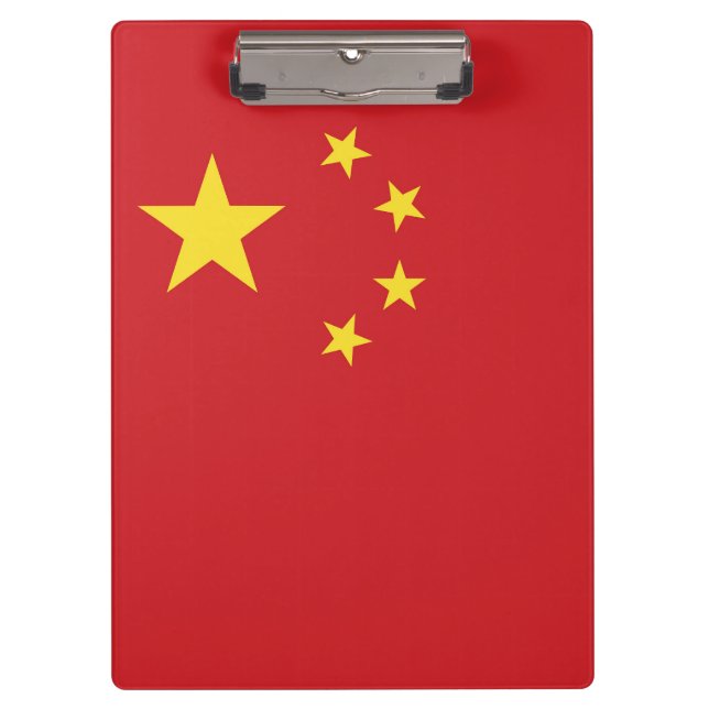 China flag clipboard (Front)