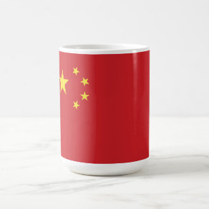 China flag coffee mug