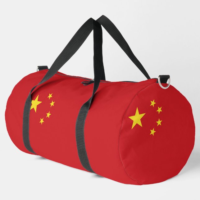 China flag duffle bag (Left Corner)