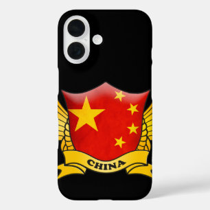 China Flag Emblem iPhone 16 Case