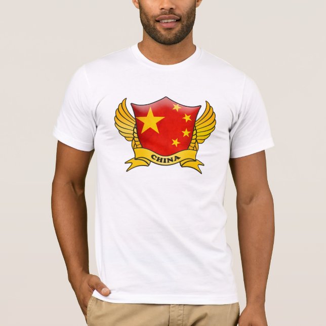 China Flag Emblem T-Shirt (Front)