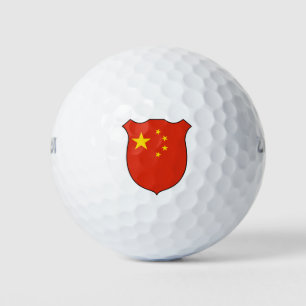 China Flag Grand Patriotic Golf Balls