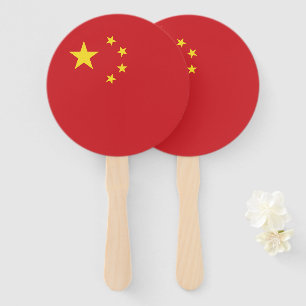 China flag hand fan