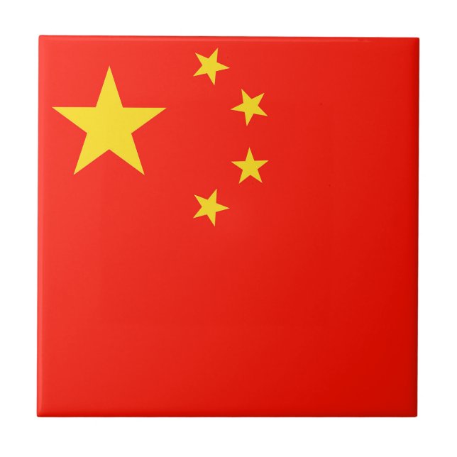 China Flag - High Quality Ceramic Tile (Front)