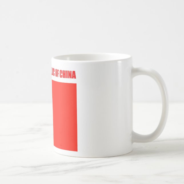 China Flag High Quality Coffee Mug (Right)