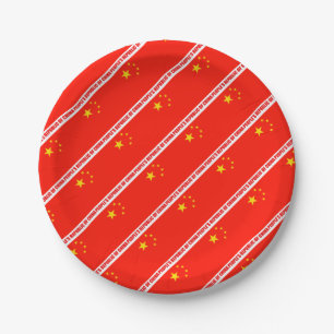 China Flag High Quality Paper Plate