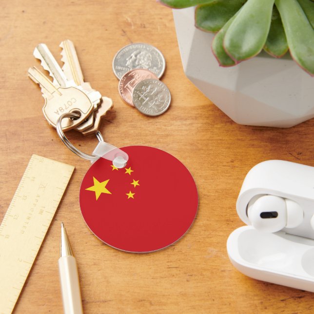China flag key ring (Desk)