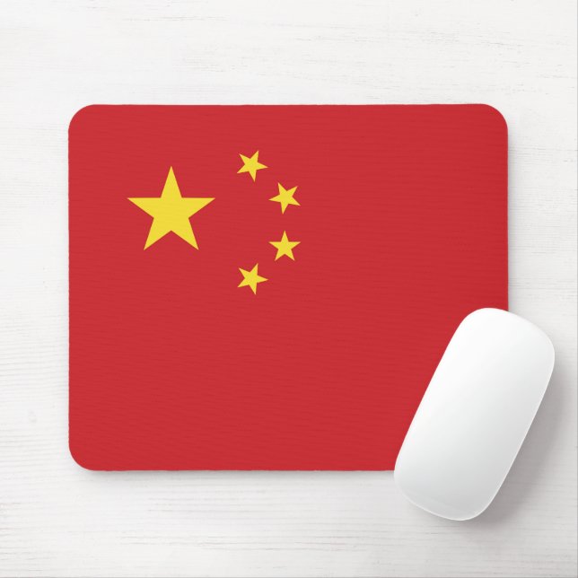 China flag mouse pad (With Mouse)