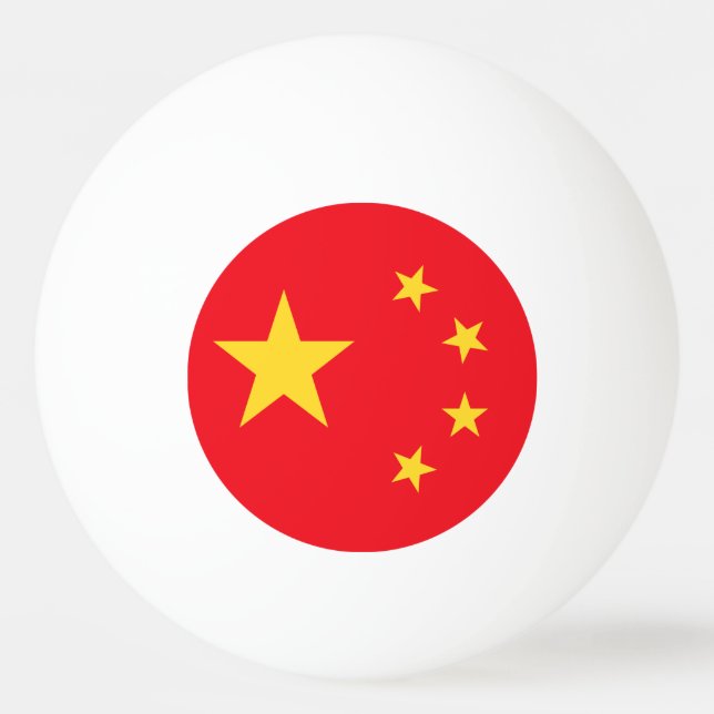 China Flag Ping Pong Ball (Front)