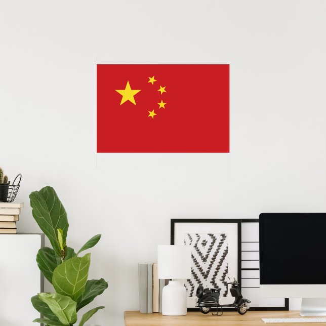 China flag poster (Home Office)