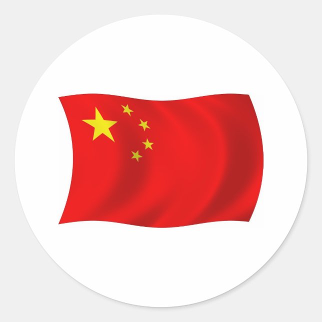 China Flag Sticker (Front)