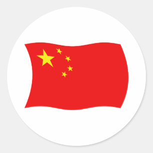 China Flag Sticker