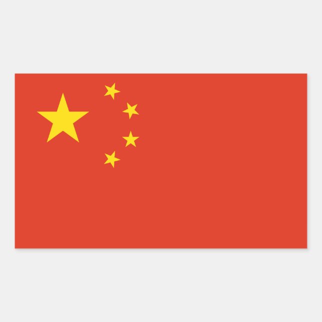 China Flag Sticker (Front)