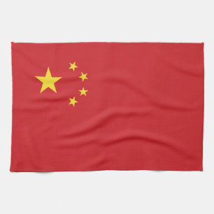 China flag tea towel