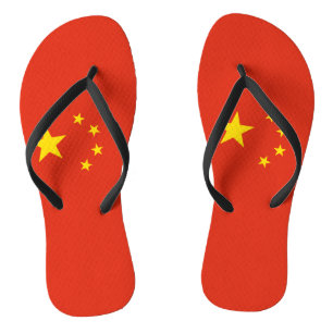China Flag Thongs