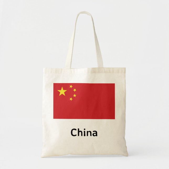 China Flag Tote Bag (Front)