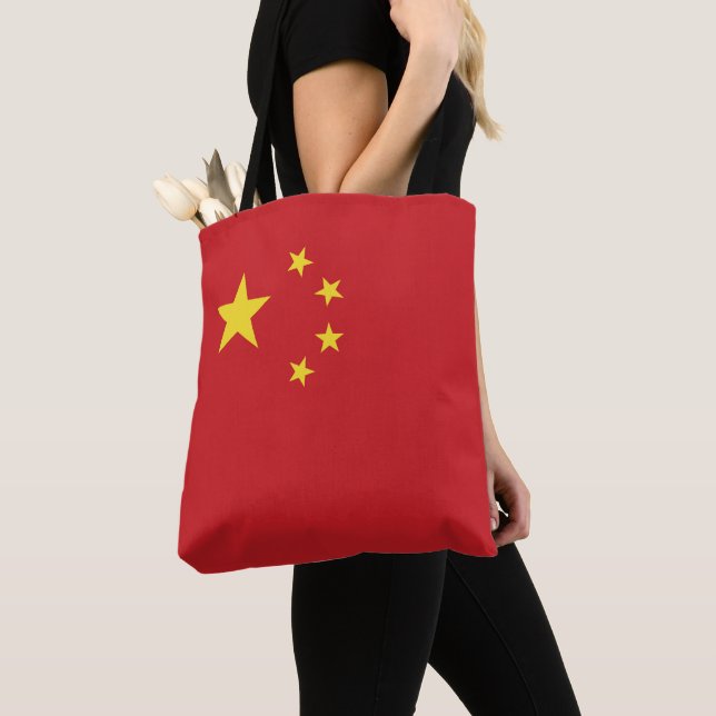 China flag tote bag (Close Up)
